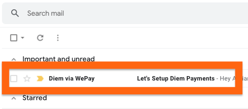 WePay Account Creation