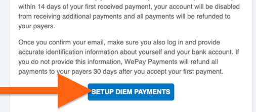 WePay Account Creation